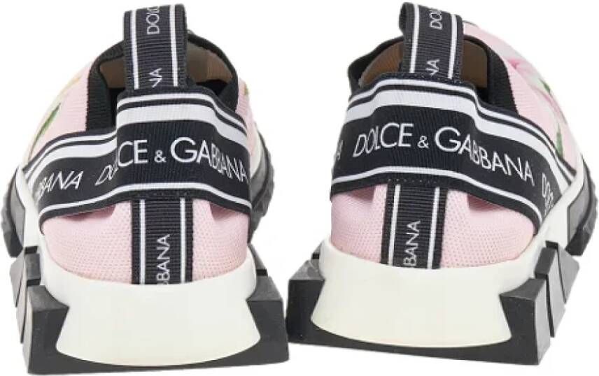 Dolce & Gabbana Pre-owned Fabric sneakers Pink Dames