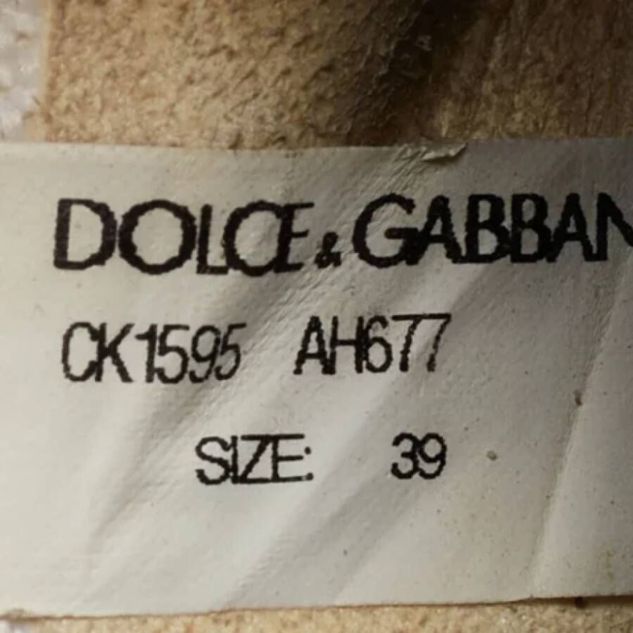 Dolce & Gabbana Pre-owned Fabric sneakers White Dames