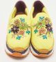 Dolce & Gabbana Pre-owned Fabric sneakers Yellow Dames - Thumbnail 3