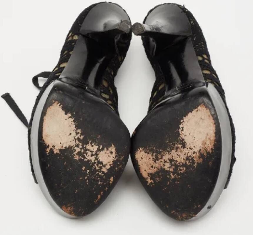 Dolce & Gabbana Pre-owned Lace boots Black Dames