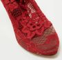 Dolce & Gabbana Pre-owned Lace boots Red Dames - Thumbnail 7