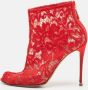 Dolce & Gabbana Pre-owned Lace boots Red Dames - Thumbnail 2