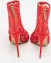 Dolce & Gabbana Pre-owned Lace boots Red Dames - Thumbnail 5