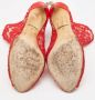 Dolce & Gabbana Pre-owned Lace boots Red Dames - Thumbnail 6