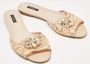 Dolce & Gabbana Pre-owned Lace flats Beige Dames - Thumbnail 4