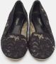 Dolce & Gabbana Pre-owned Lace flats Black Dames - Thumbnail 3