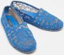 Dolce & Gabbana Pre-owned Lace flats Blue Dames - Thumbnail 4