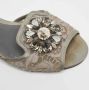 Dolce & Gabbana Pre-owned Lace flats Gray Dames - Thumbnail 7