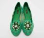 Dolce & Gabbana Pre-owned Lace flats Green Dames - Thumbnail 3