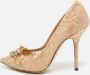 Dolce & Gabbana Pre-owned Lace heels Beige Dames - Thumbnail 2