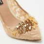 Dolce & Gabbana Pre-owned Lace heels Beige Dames - Thumbnail 7