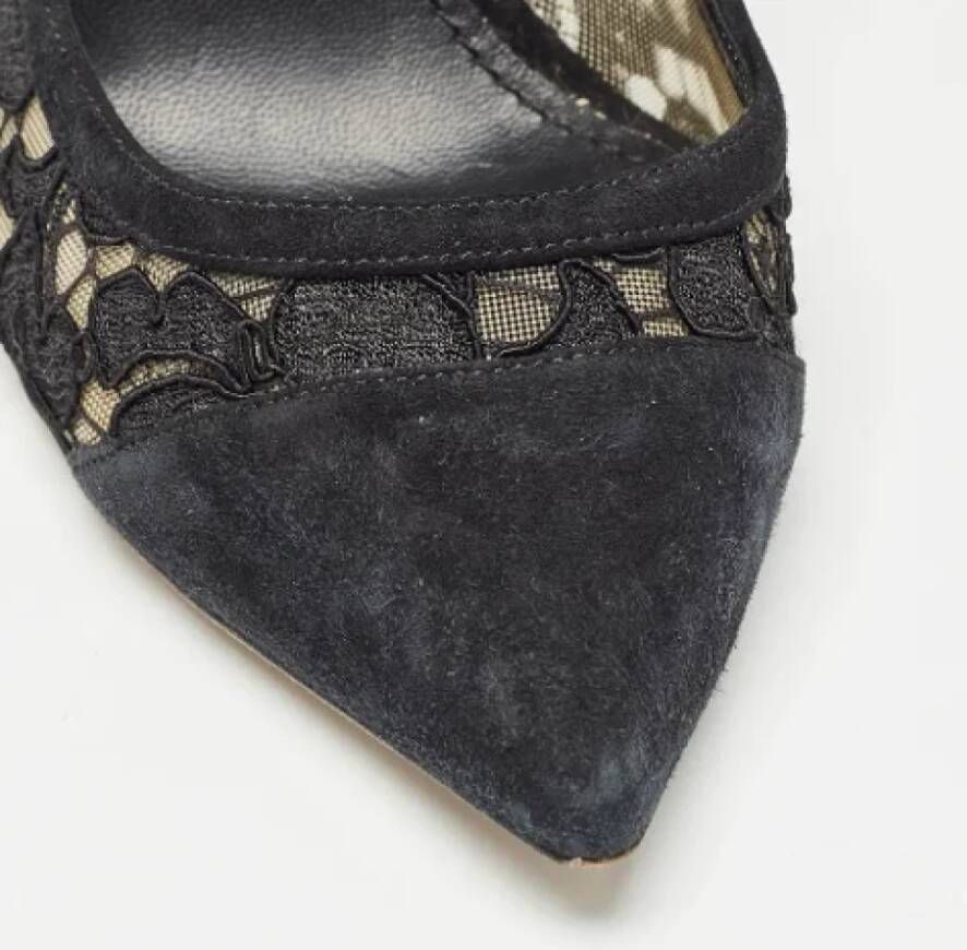 Dolce & Gabbana Pre-owned Lace heels Black Dames