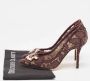 Dolce & Gabbana Pre-owned Lace heels Brown Dames - Thumbnail 9