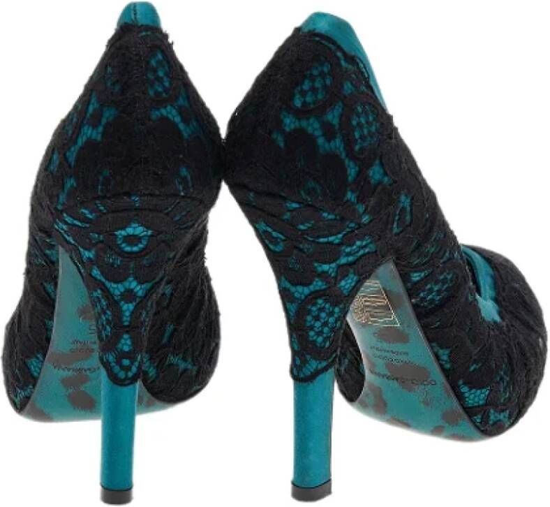 Dolce & Gabbana Pre-owned Lace heels Green Dames