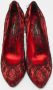 Dolce & Gabbana Pre-owned Lace heels Red Dames - Thumbnail 3