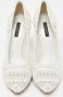 Dolce & Gabbana Pre-owned Lace heels White Dames - Thumbnail 3