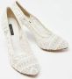 Dolce & Gabbana Pre-owned Lace heels White Dames - Thumbnail 4