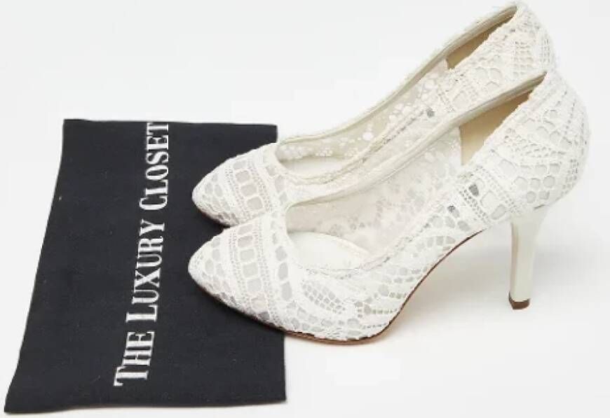 Dolce & Gabbana Pre-owned Lace heels White Dames