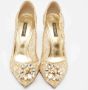 Dolce & Gabbana Pre-owned Lace heels Yellow Dames - Thumbnail 3