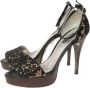 Dolce & Gabbana Pre-owned Lace sandals Black Dames - Thumbnail 3