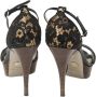 Dolce & Gabbana Pre-owned Lace sandals Black Dames - Thumbnail 4