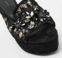 Dolce & Gabbana Pre-owned Lace sandals Black Dames - Thumbnail 7