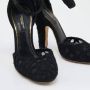 Dolce & Gabbana Pre-owned Lace sandals Black Dames - Thumbnail 6
