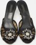 Dolce & Gabbana Pre-owned Lace sandals Black Dames - Thumbnail 3