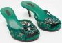 Dolce & Gabbana Pre-owned Lace sandals Green Dames - Thumbnail 4