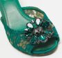 Dolce & Gabbana Pre-owned Lace sandals Green Dames - Thumbnail 7