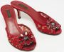 Dolce & Gabbana Pre-owned Lace sandals Red Dames - Thumbnail 4