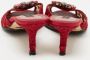 Dolce & Gabbana Pre-owned Lace sandals Red Dames - Thumbnail 5