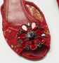 Dolce & Gabbana Pre-owned Lace sandals Red Dames - Thumbnail 7