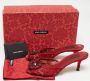 Dolce & Gabbana Pre-owned Lace sandals Red Dames - Thumbnail 9