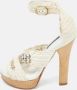 Dolce & Gabbana Pre-owned Lace sandals White Dames - Thumbnail 2
