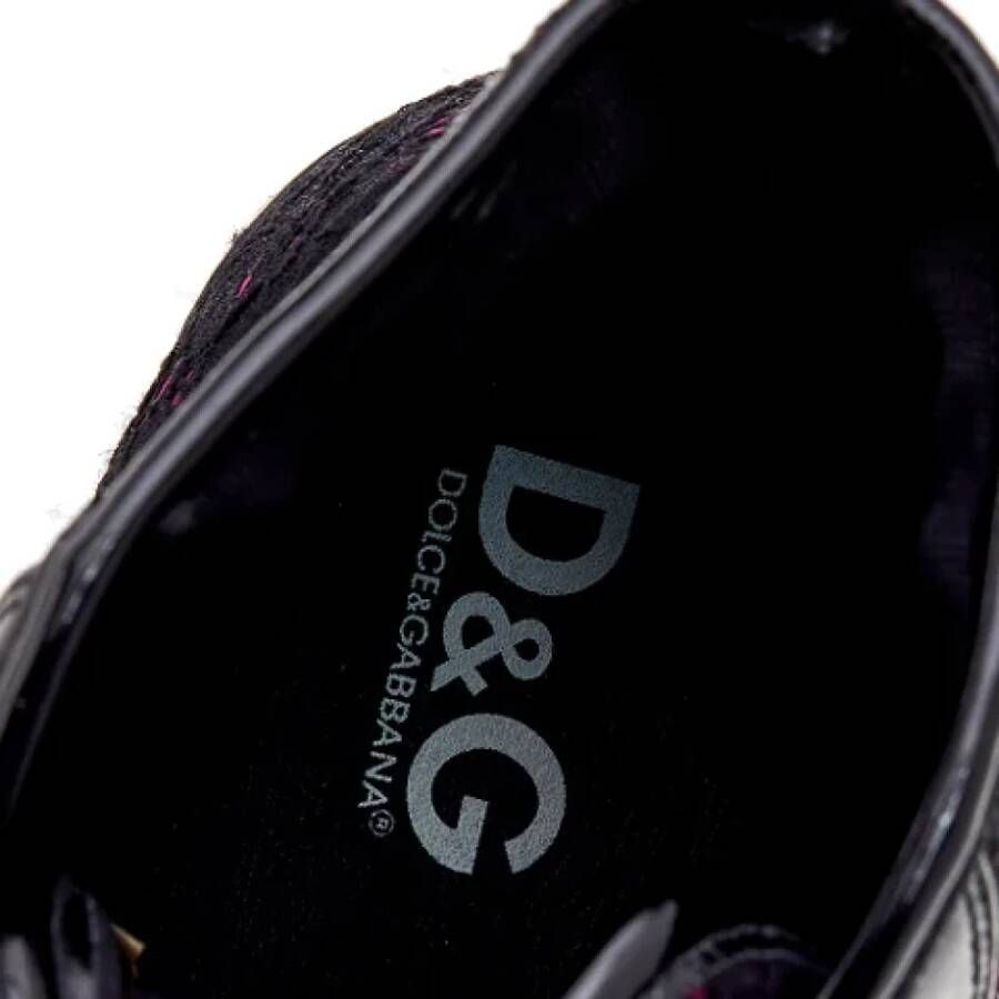 Dolce & Gabbana Pre-owned Lace sneakers Black Dames