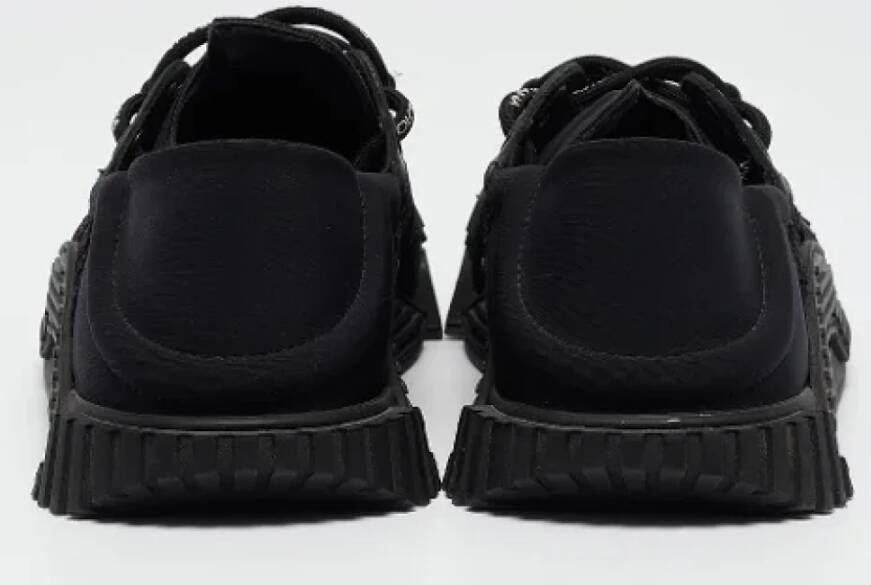 Dolce & Gabbana Pre-owned Lace sneakers Black Heren