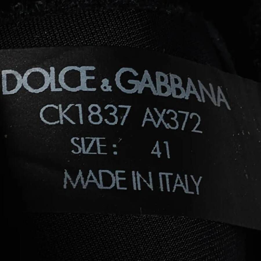 Dolce & Gabbana Pre-owned Lace sneakers Black Heren