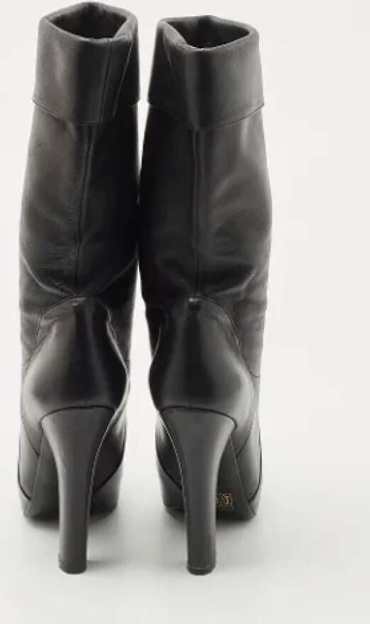 Dolce & Gabbana Pre-owned Leather boots Black Dames