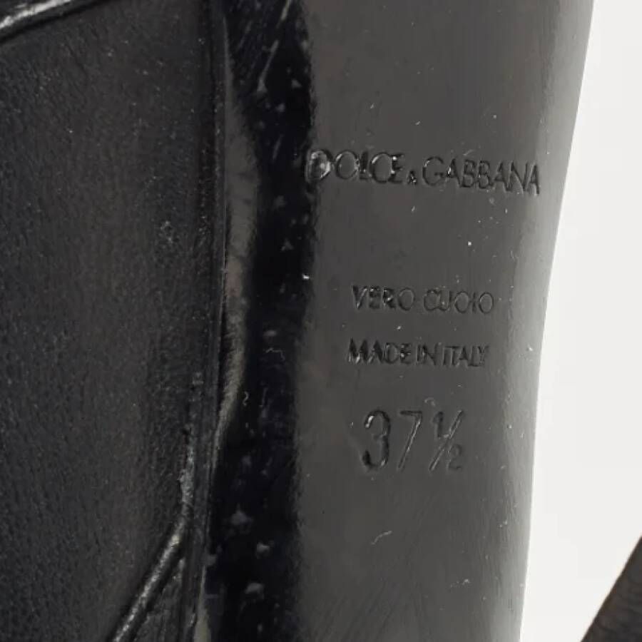 Dolce & Gabbana Pre-owned Leather boots Black Dames