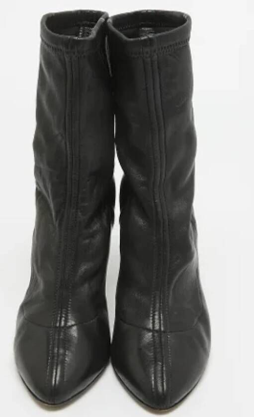 Dolce & Gabbana Pre-owned Leather boots Black Dames