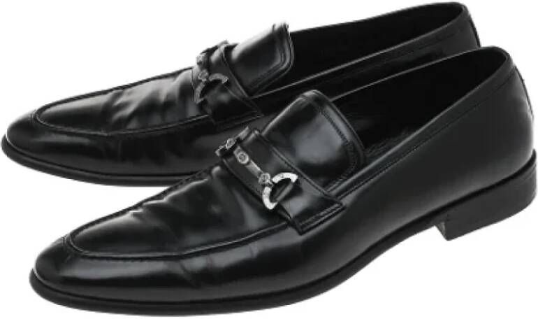 Dolce & Gabbana Pre-owned Leather flats Black Dames
