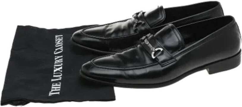 Dolce & Gabbana Pre-owned Leather flats Black Dames