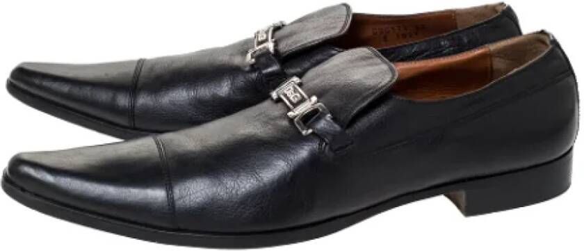 Dolce & Gabbana Pre-owned Leather flats Black Dames