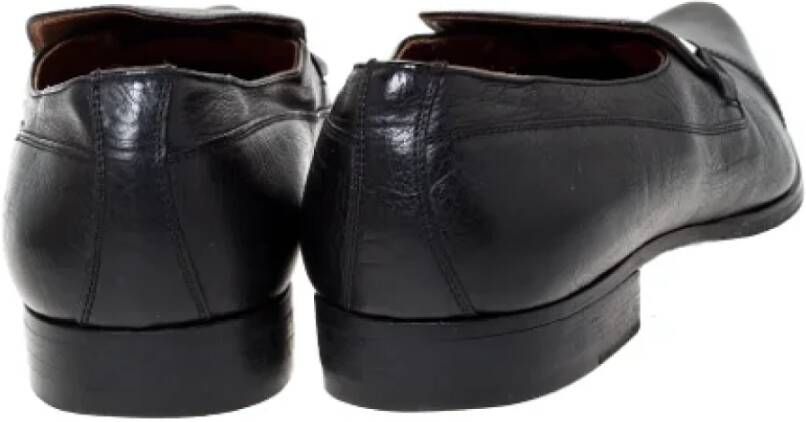 Dolce & Gabbana Pre-owned Leather flats Black Dames