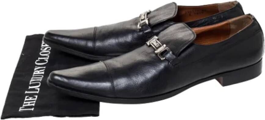 Dolce & Gabbana Pre-owned Leather flats Black Dames