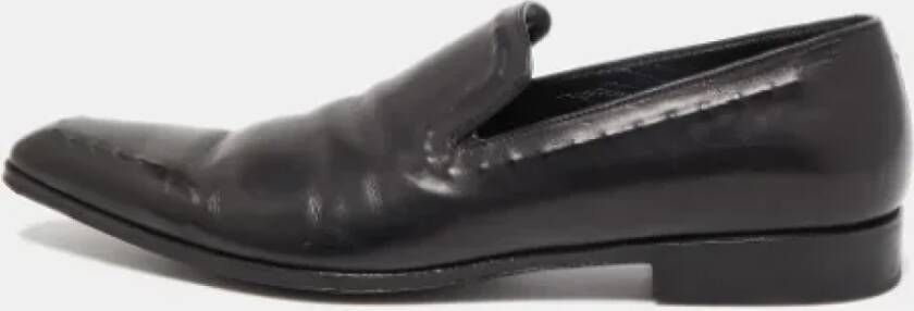Dolce & Gabbana Pre-owned Leather flats Black Dames