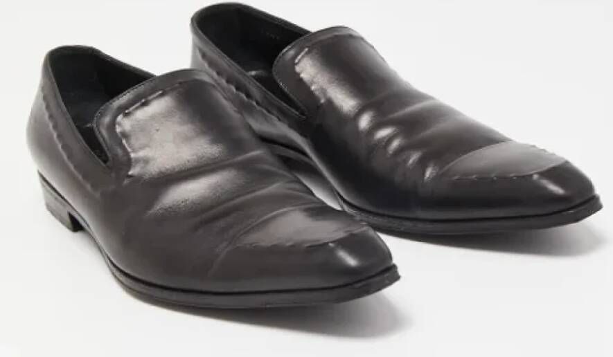 Dolce & Gabbana Pre-owned Leather flats Black Dames