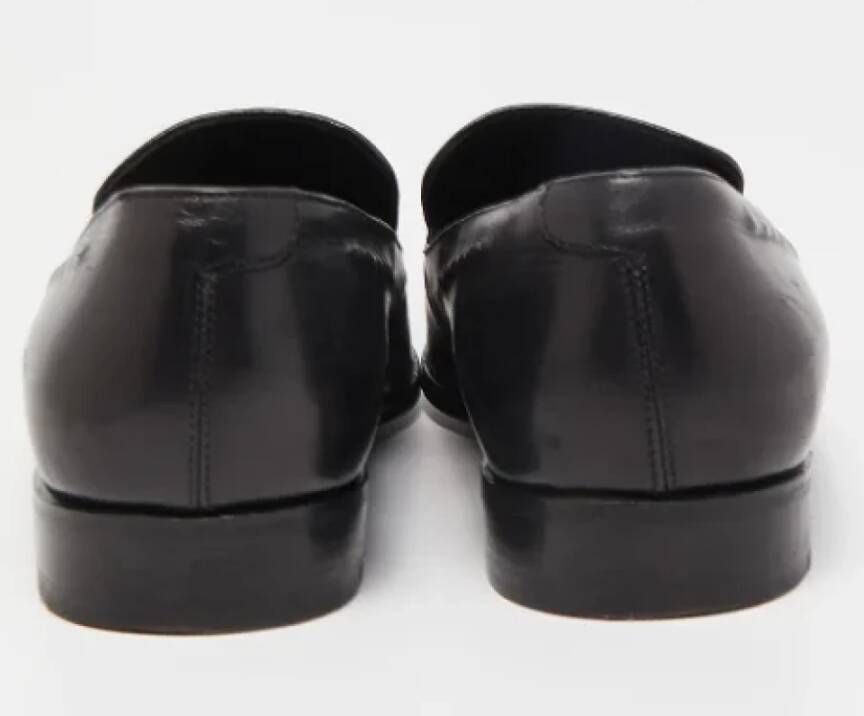 Dolce & Gabbana Pre-owned Leather flats Black Dames