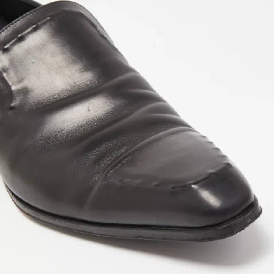 Dolce & Gabbana Pre-owned Leather flats Black Dames